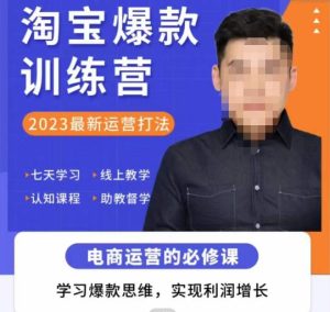 爱上黄昏·淘宝爆款训练营,2023最新运营打法,学习爆款思维,实现利润增长-聚富社