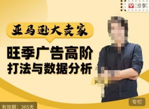 阿甘·亚马逊大卖家广告高阶打法与数据分析,走出传统广告误区;揭秘大卖惯用打法;数据驱动广告决策-聚富社