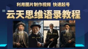 云天思维老者语录教程(图片会说话)详细教程+软件-聚富社