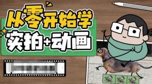 从零开始学实拍加动画,实拍加动画创意教程-聚富社