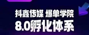 抖鑫传媒-爆单学院8.0孵化体系,让80%以上达人都能运营一个稳定变现的账号,操作简单,一部手机就能做-聚富社