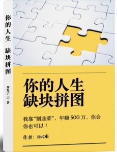某高赞电子书《你的人生,缺块拼图——我靠“割韭菜”,年赚500万,你会你也可以》-聚富社