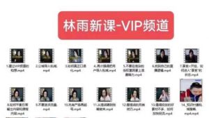 林雨新课VIP频道,玩赚私域/朋友圈/社群-聚富社