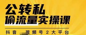 群响公转私偷流量实操课,致力于拥有更多自持,持续,稳定,精准的私域流量!-聚富社