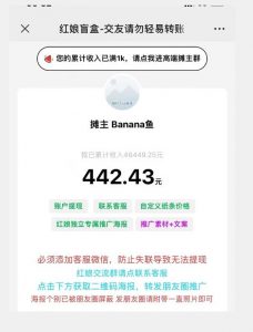 盲盒交友5.0,男粉变现实操项目,亲测变现效果极好【揭秘】-聚富社