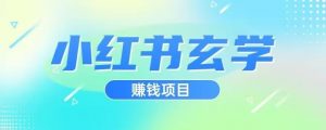 小红书玄学项目,直接上手操作,日入500【揭秘】-聚富社