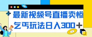 最新视频号直播卖惨乞讨玩法,流量嘎嘎滴,轻松日入300+-聚富社