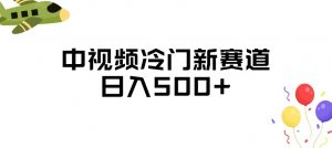 中视频冷门新赛道,做的人少,三天之内必起号,日入500+【揭秘】-聚富社