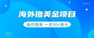撸美金项目无门槛操作简单小白一天50+美刀-聚富社