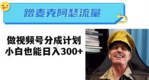 蹭麦克阿瑟热点，做视频号分成计划，小白三分钟一条日入300+【揭秘】-聚富社