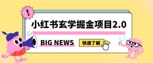 小红书玄学掘金项目,值得常驻的蓝海项目,日入3000+附带引流方法以及渠道【揭秘】-聚富社