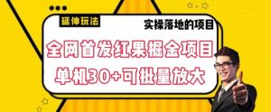 全网首发红果免费短剧掘金项目,单机30+可批量放大【揭秘】-聚富社