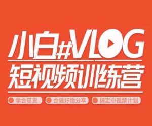 小呆说视–小白VLOG短视频训练营,学会带货、好物、直播、中视频-聚富社