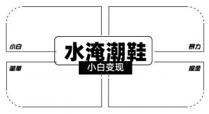2024全新冷门水淹潮鞋无人直播玩法,小白也能轻松上手,打爆私域流量,轻松实现变现【揭秘】-聚富社