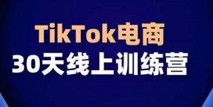 TikTok电商带货30天线上课,不可错过的全球流量洼地!-聚富社