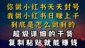 都知道小红书能引流私域变现,可为什么我能一天引流几十人变现上千,但你却频频封号违规被限流【揭秘】-聚富社