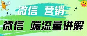 4.19日内部分享《微信营销流量端口》微信付费投流【揭秘】-聚富社