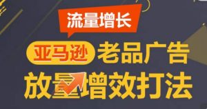 亚马逊流量增长-老品广告放量增效打法,循序渐进,打造更多TOP listing-聚富社