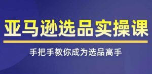 亚马逊选品实操课程,快速掌握亚马逊选品的技巧,覆盖亚马逊选品所有渠道-聚富社