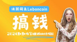 法国闲鱼Leboncoin跨境电商教程:环境邮箱电话解决产品上传及流量,悄悄赚钱【揭秘】-聚富社