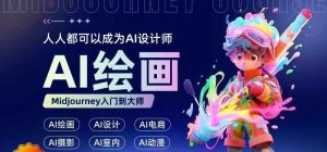 人人都要学的AI绘画设计,零基础教学,无需任何设计背景,轻松晋升AI设计师-聚富社