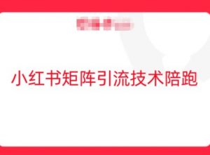 小红书矩阵引流技术,教大家玩转小红书流量-聚富社