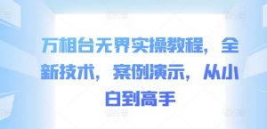 万相台无界实操教程,全新技术,案例演示,从小白到高手-聚富社
