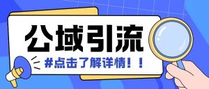 全公域平台,引流创业粉自热模版玩法,号称日引500+创业粉可矩阵操作-聚富社