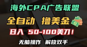 海外CPA全自动撸美金, 日入100+美刀,无脑操作,解放双手【揭秘】-聚富社