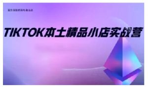 TikTok本土精品小店出海实战营,从入门到高阶,不止0-1!-聚富社