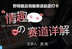 比高社群:情趣赛道训练营,野萌趣品情趣赛道起盘打卡,市场刚需项目-聚富社
