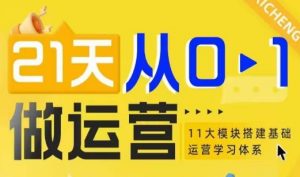 21天从0-1做运营,11大维度搭建基础运营学习体系-聚富社