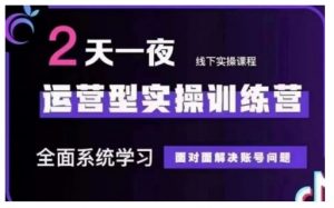 抖音直播运营型实操训练营,全面系统学习,面对面解决账号问题 12月10号-12号(第48期线下课)-聚富社