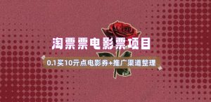 电影票无门槛券推广_0.1亓买10亓无门槛+渠道入口(v1.0版教程)-聚富社