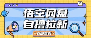 全网首发悟空网盘云真机自撸拉新项目玩法单机可挣10.20不等-聚富社
