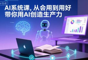 AI系统课，从会用到用好，带你用AI创造生产力-聚富社