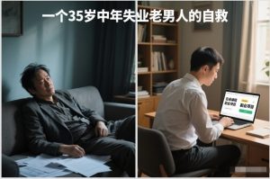 付费文章:一个35岁中年失业老男人的自救-聚富社