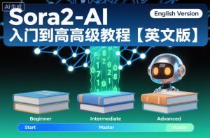 Sora2-AI入门到高级教程【英文版】-聚富社