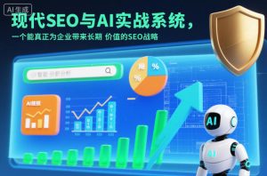 现代SEO与AI实战系统,一个能真正为企业带来长期价值的SEO战略(英语+中文字幕)-聚富社