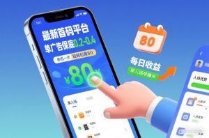最新首码平台，单广告保底0.2-0.4，单机一天轻松撸80，早入场早賺米【揭秘】-聚富社