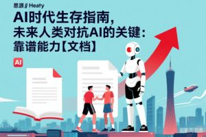 AI时代生存指南,未来人类对抗AI的关键:靠谱能力【文档】-聚富社