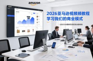 2026亚马逊视频教程,学习我们的商业模式,以及2026最新的选品及运营经验-聚富社