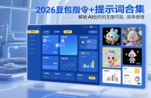 2026豆包指令+提示词合集，解锁AI创作的无限可能，效率倍增-聚富社