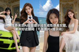 性感美女Ai绘图提示词生成性感美女图，要用好这些词（千张图片+提示词）-聚富社