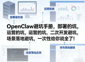 OpenClaw小龙虾避坑手册，部署的坑，运营的坑，二次开发避坑，场景落地避坑，一次性给你说全了！-聚富社