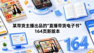 某带货主播出品的《直播带货电子书》164页新版本-聚富社