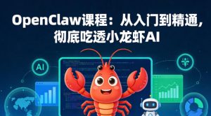 OpenClaw课程:从入门到精通,彻底吃透小龙虾AI-聚富社