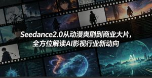 Seedance2.0从动漫爽剧到商业大片,全方位解读AI影视行业新动向-聚富社