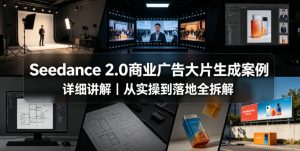 Seedance 2.0商业广告大片生成案例详细讲解|从实操到落地全拆解-聚富社