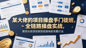 某大佬的项目操盘手门徒班，全链路操盘实战，教你从找项目到变现落地的完整打法-聚富社